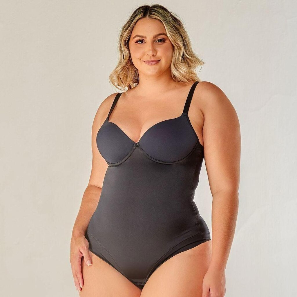 Body Modelador Vi Lingerie 350676 Com Bojo