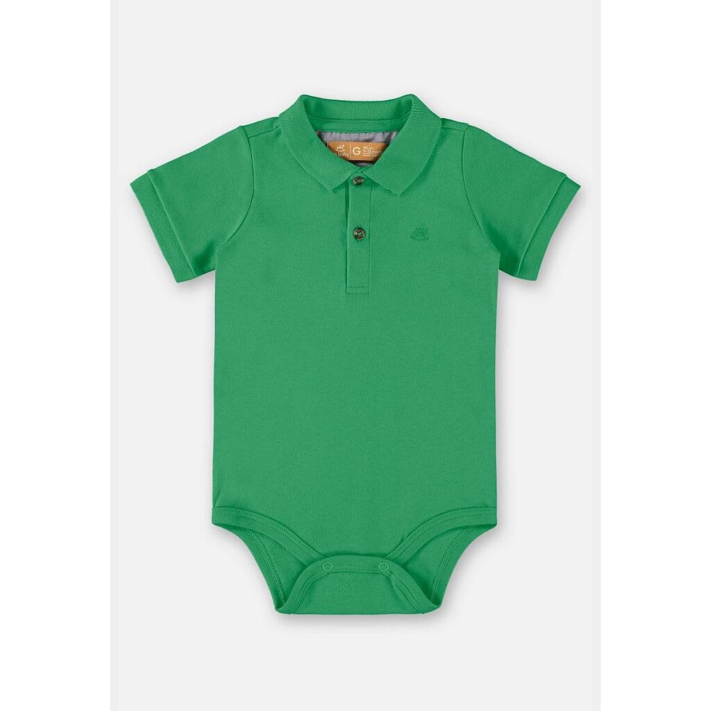 Body Polo em Suedine para Bebê Menino Up Baby