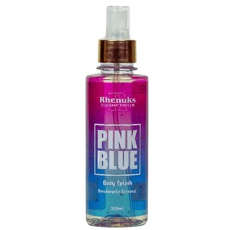 Body Splash Desodorante Corporal Pink Blue 200ml Rhenuks