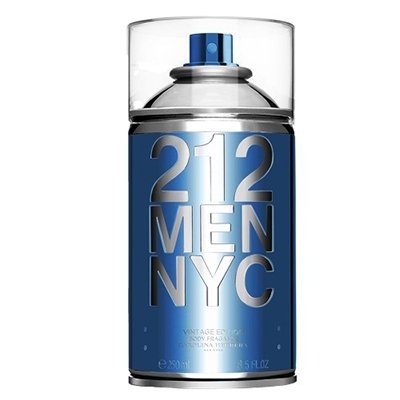 Body Spray 212 Men NYC Masculino 250ml Carolina Herrera - Incolor Menor preço em Body Spray 212 Men NYC Masculino 250ml Carolina Herrera - Incolor