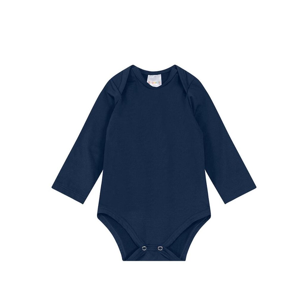 Body Térmico Bebê Menino Azul Marinho Brandili
