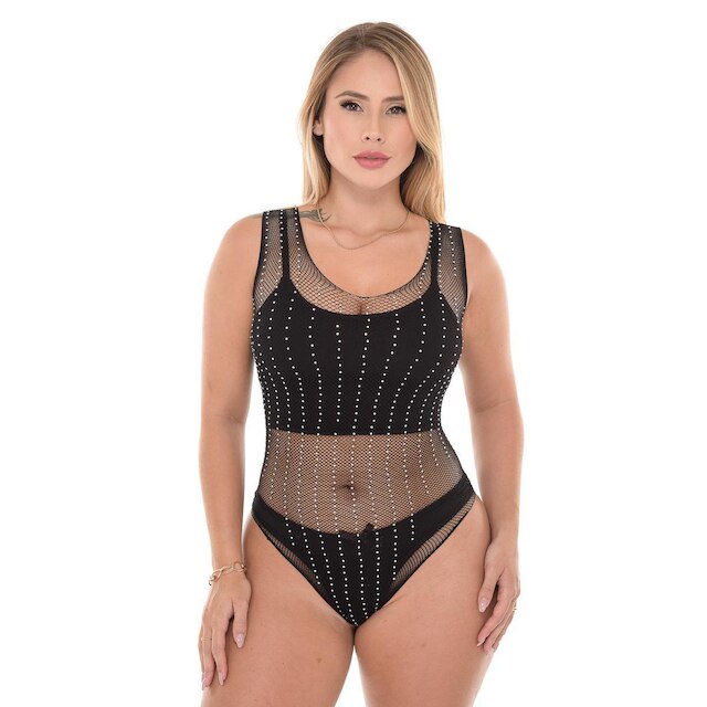 Body tranparente Tendência Estação Moda Casual Luxo
