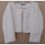 Bolero / Casaco Luxo Pele Infantil Menina Zafielo Forro 512 - Off White - TAM 3 ANOS - Off White