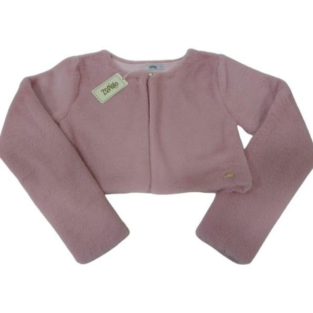 Bolero Casaco Luxo Zafielo Duplo Pele Inverno Infantil 531