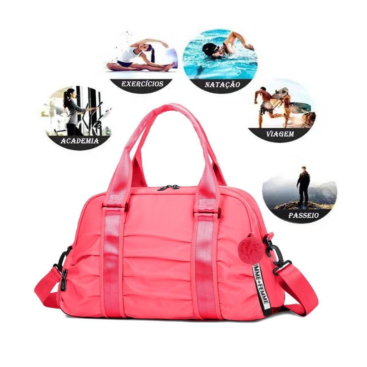 Bolsa Academia Feminina Sacola Viagem Esporte Natação Exercicios Impermeável Multifunção Transversal é ruim? Bolsa Academia Feminina Sacola Viagem Esporte Natação Exercicios Impermeável Multifunção Transversal é boa?