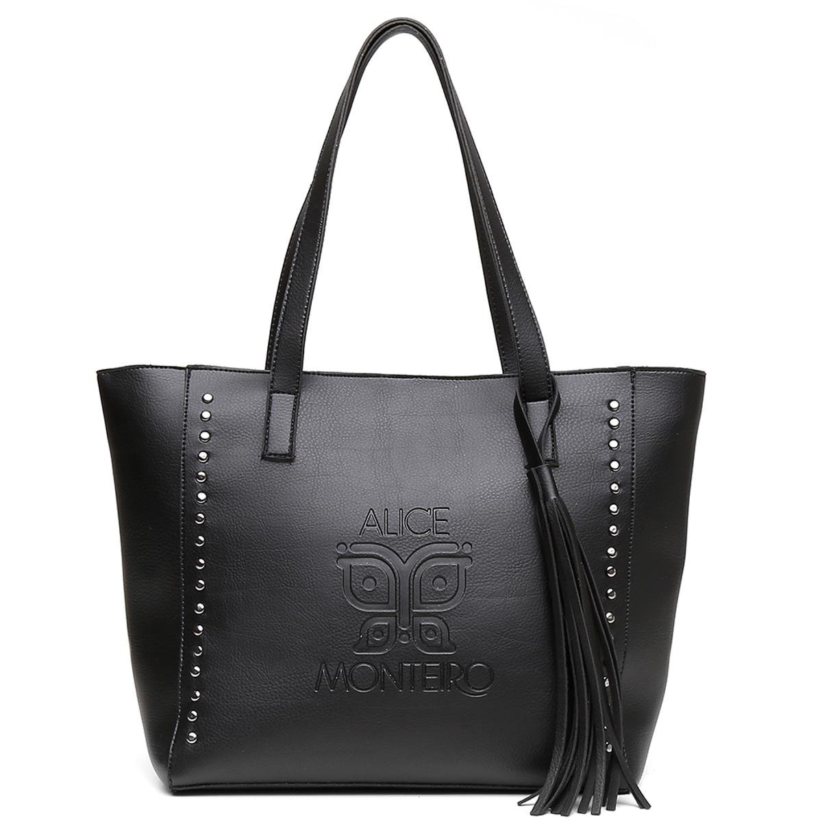 Bolsa Alice Monteiro Sacola Com Metais Grande Franja - Preto é ruim? Bolsa Alice Monteiro Sacola Com Metais Grande Franja - Preto é boa?