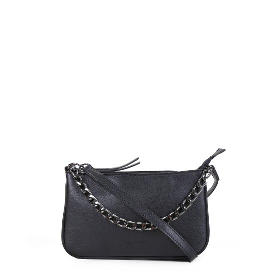 Bolsa Anacapri Baguete Corrente Feminina - Preto