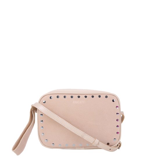Bolsa Anacapri Metais Feminina - Rosa Claro