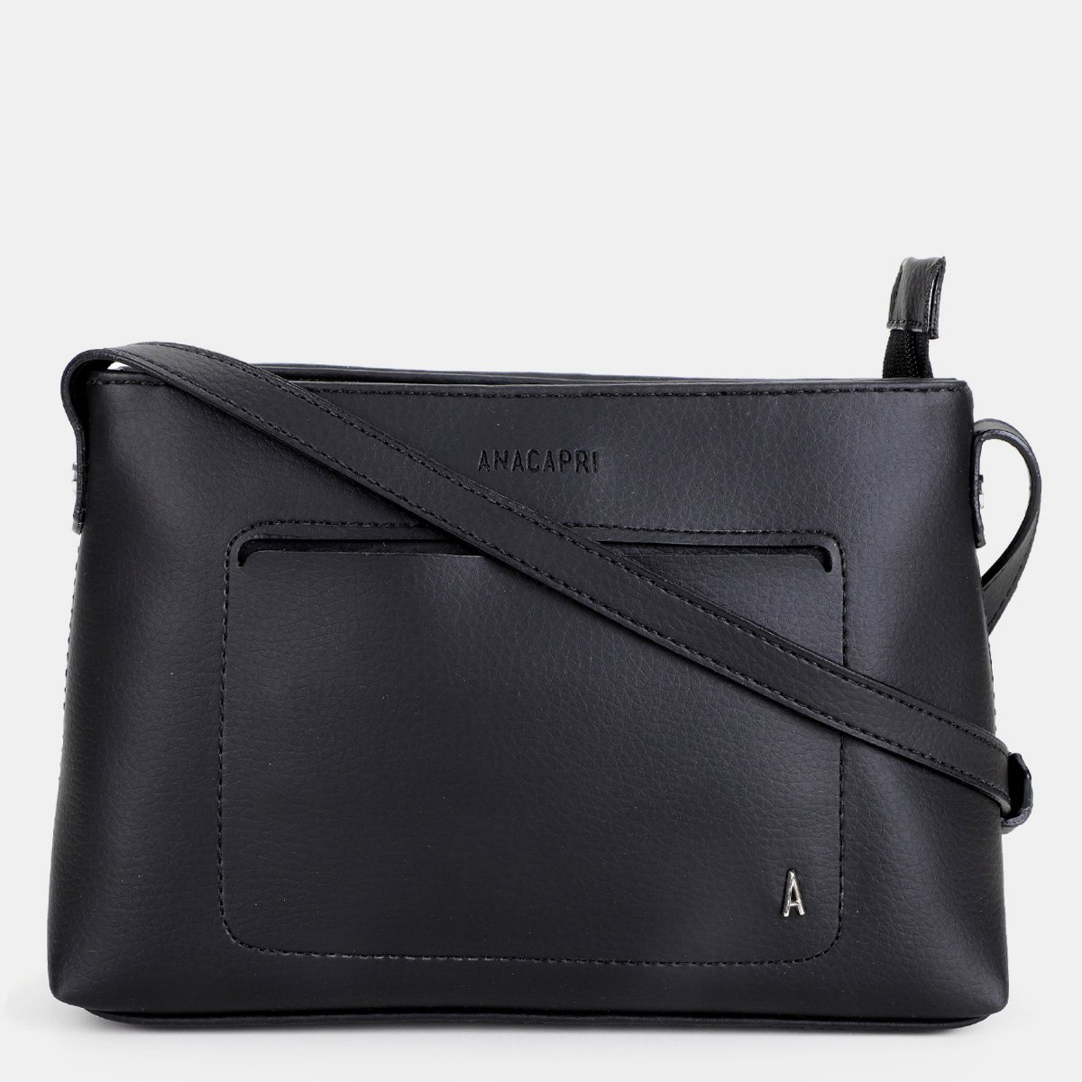 Bolsa Anacapri Mini Bag Transversal Feminina - Preto Menor preço em Bolsa Anacapri Mini Bag Transversal Feminina - Preto