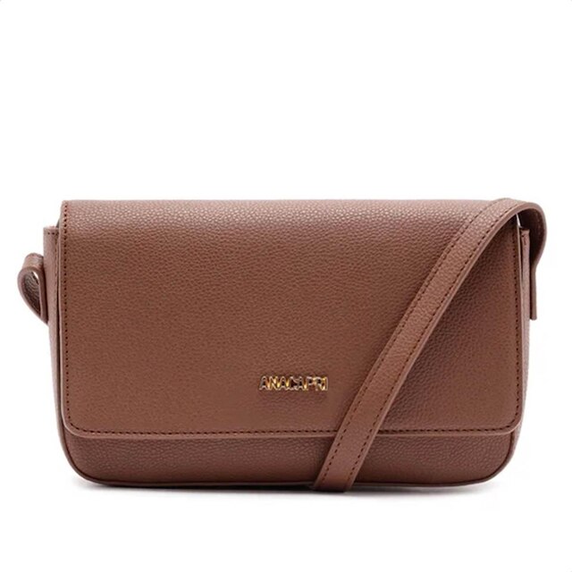 Bolsa Anacapri Tiracolo Estruturada Marrom - Feminino