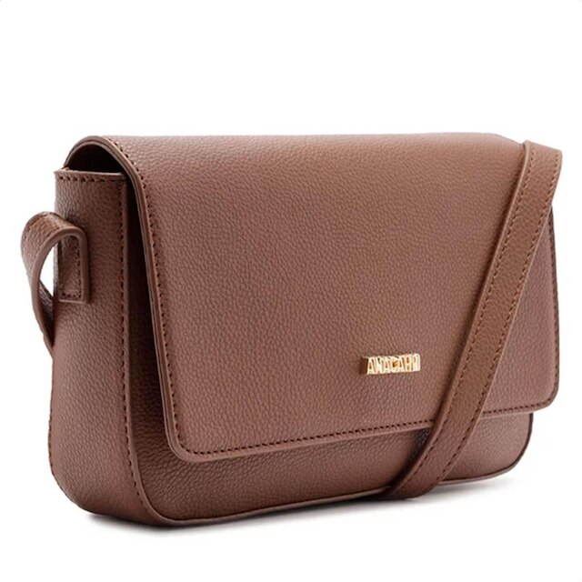 Bolsa Anacapri Tiracolo Estruturada Marrom - Feminino