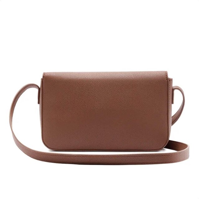 Bolsa Anacapri Tiracolo Estruturada Marrom - Feminino