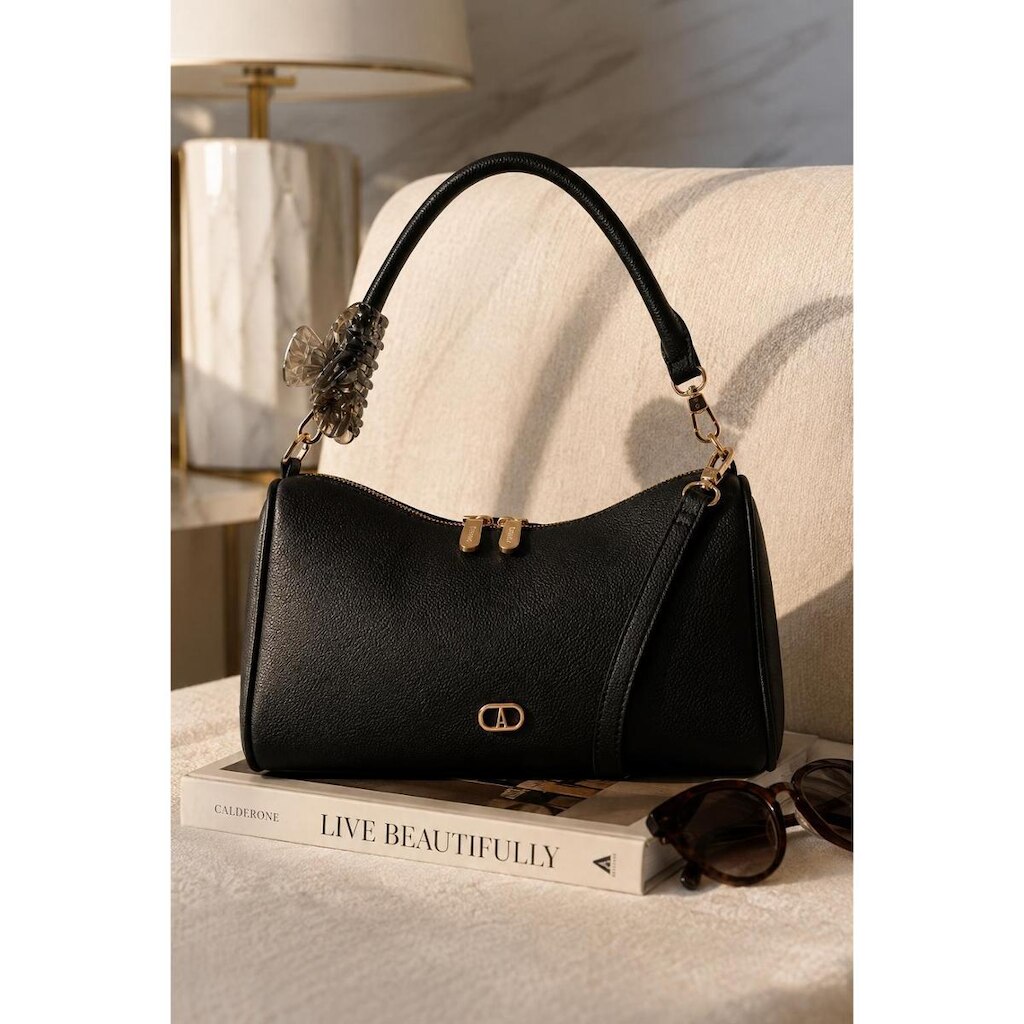 Bolsa Anacapri Tiracolo Média Com Presilha Casual Feminina