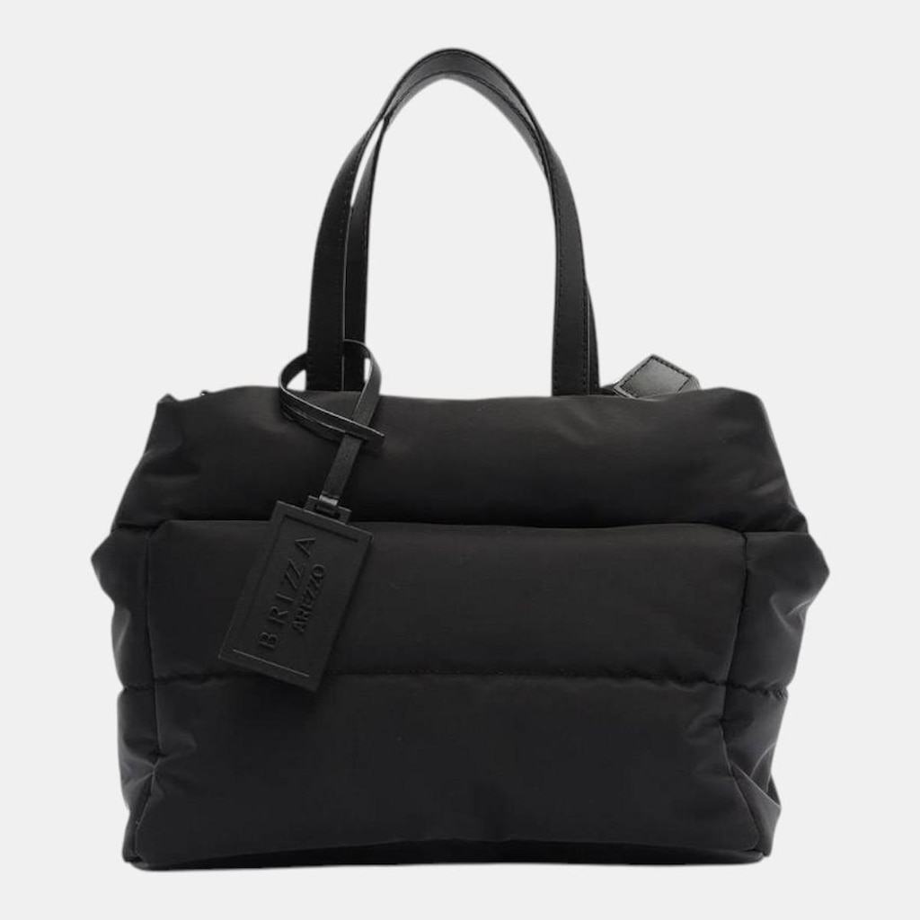 Bolsa Arezzo Brizza Tiracolo Nylon Gigi Pequena Preta