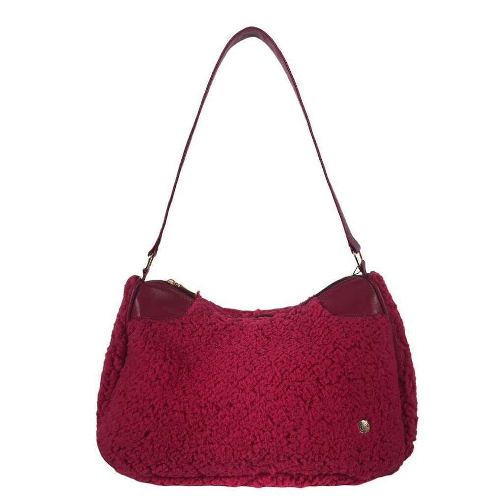 Bolsa Baguete Teddy Off White
