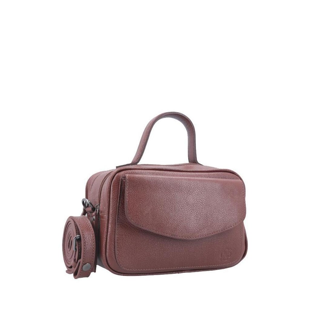 Bolsa Baú Carol de Couro Bauarte