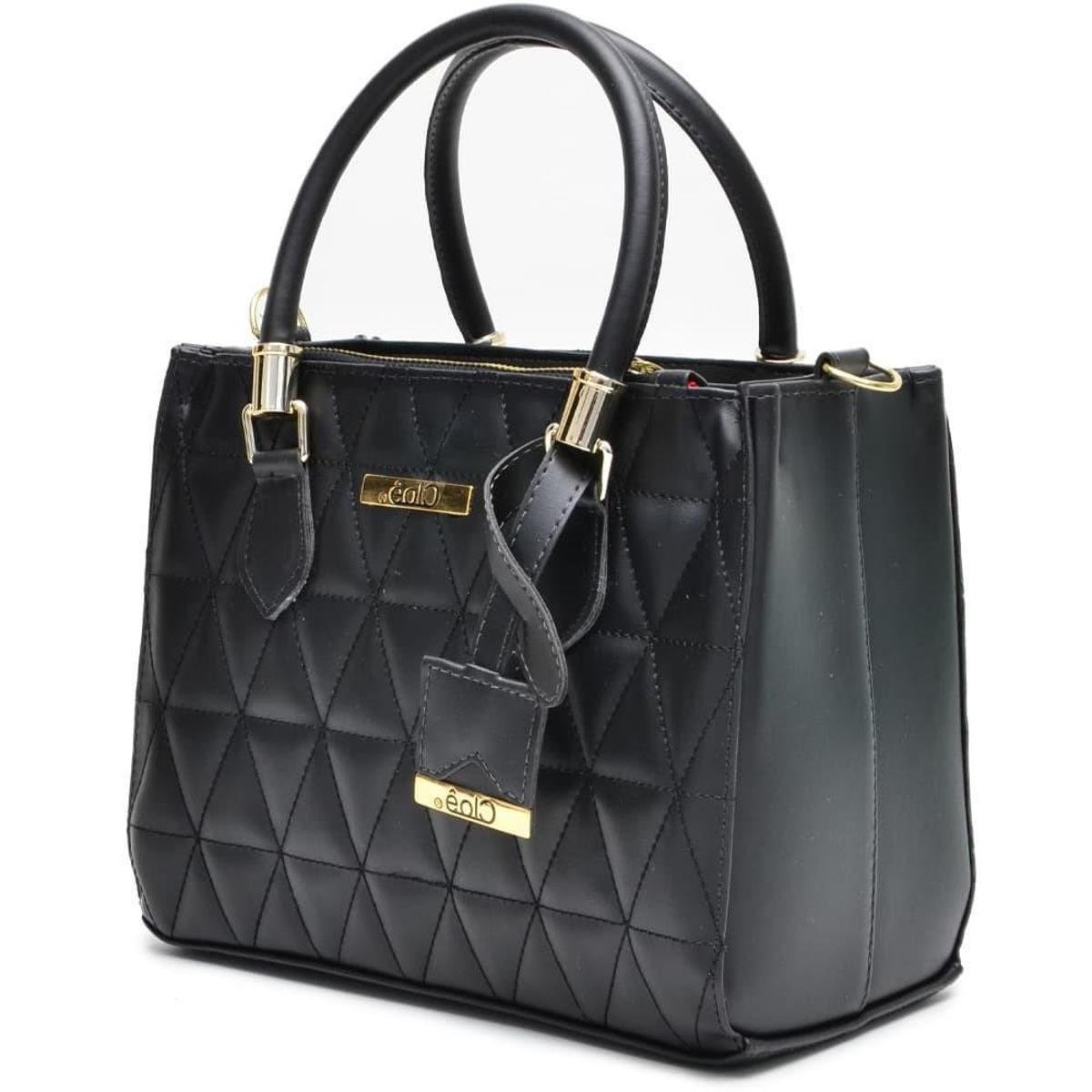 Bolsa Bau Feminina Média Transversal e Mão Tote Lorena NS Peccato Matelassê - Preto Menor preço em Bolsa Bau Feminina Média Transversal e Mão Tote Lorena NS Peccato Matelassê - Preto