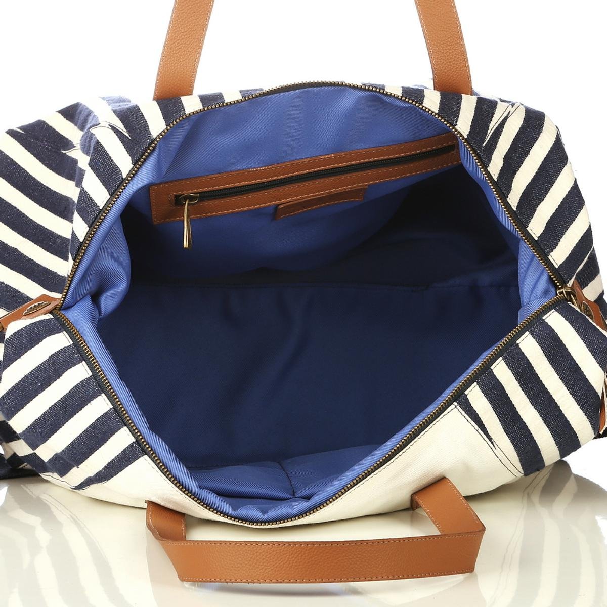 baby blue duffle bolsa