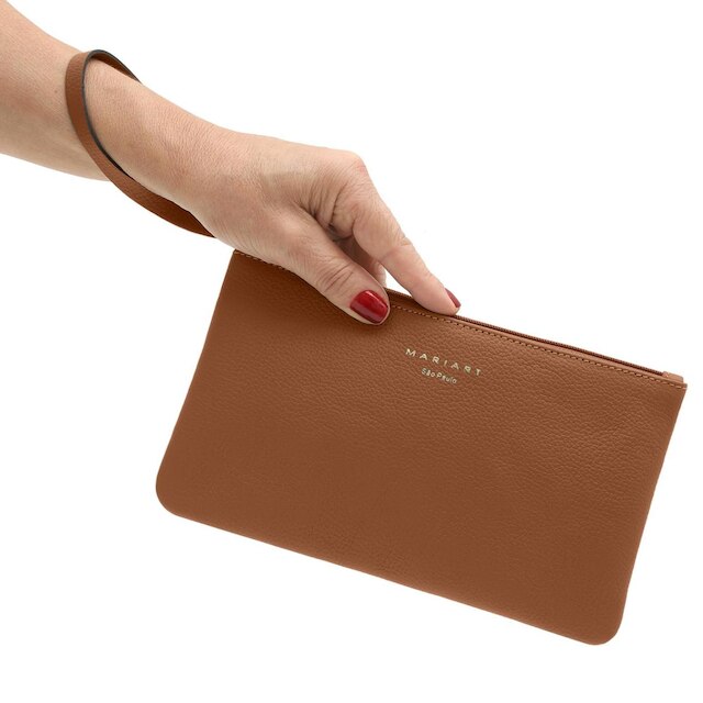 Bolsa Carteira Clutch Couro Mariart Cambuí