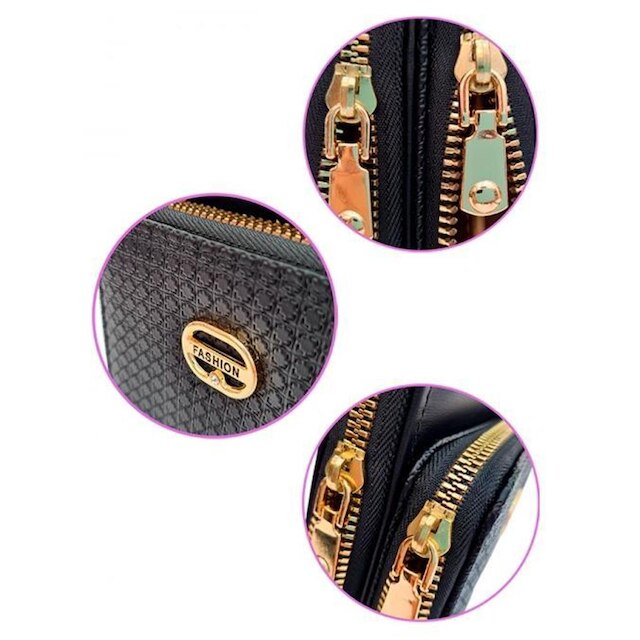Bolsa Carteira Feminina Transversal Tiracolo Compacta Porta Objetos Pequena Praticidade Elegante