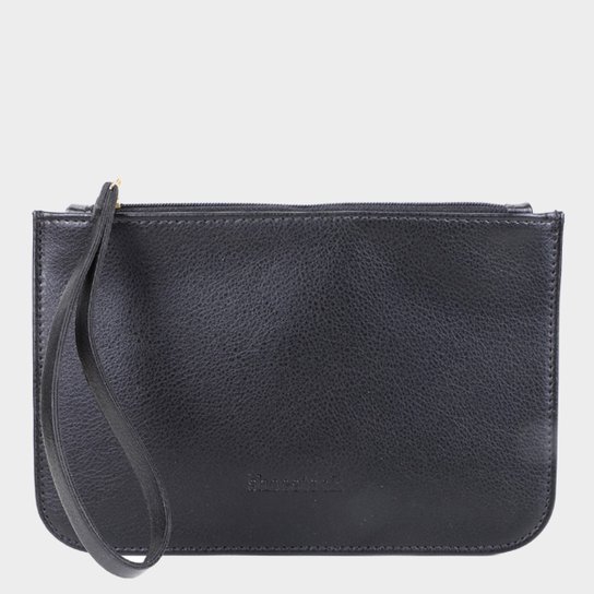 Bolsa Carteira Shoestock Clutch Flat - Preto