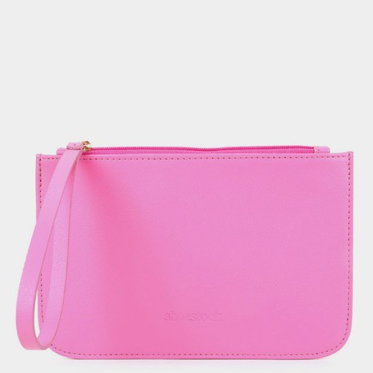 Bolsa Carteira Shoestock Clutch Flat - Rosa