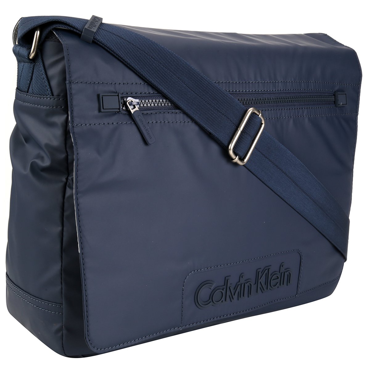 calvin klein blue crossbody bolsa