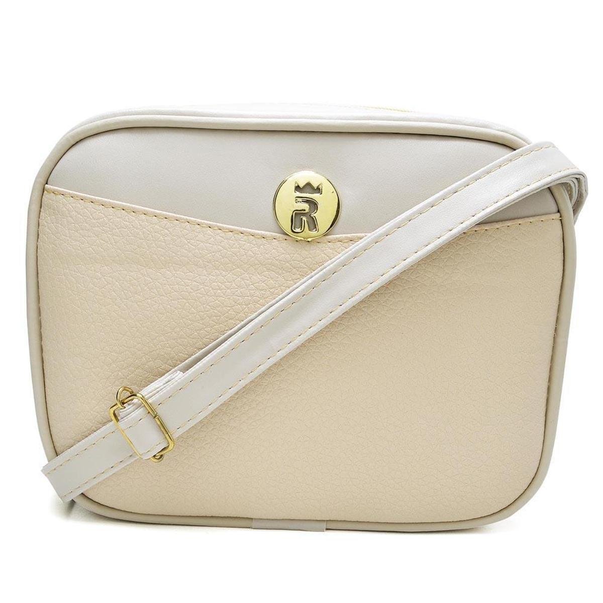 Bolsa Casual Feminina Alça Transversal Pequena Leve Moderna - Off White Menor preço em Bolsa Casual Feminina Alça Transversal Pequena Leve Moderna - Off White