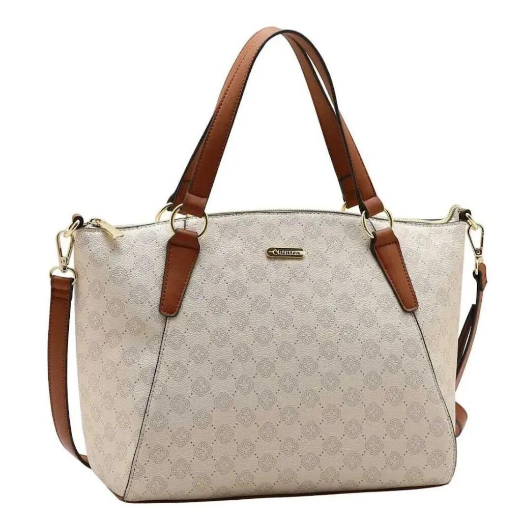 Bolsa Chenson Bege Feminino Original 5882