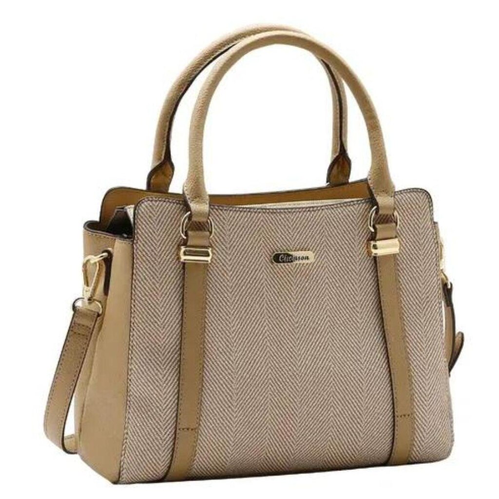 Bolsa Chenson Bege Feminino Original 5924
