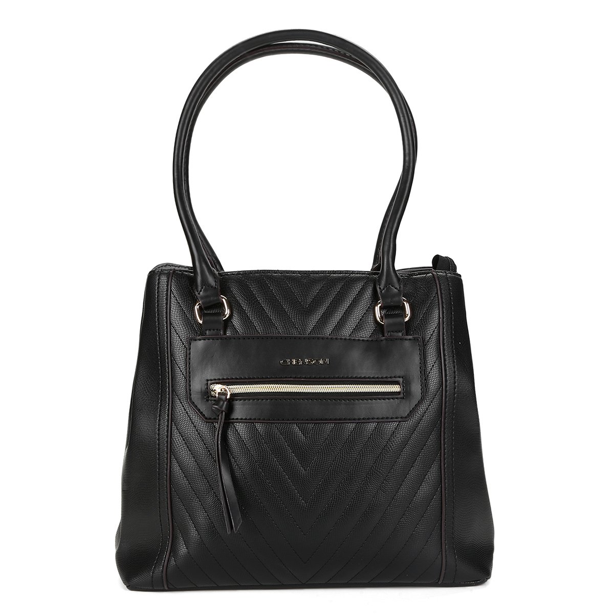 Bolsa Chenson Shopper Matelassê Feminina - Preto Menor preço em Bolsa Chenson Shopper Matelassê Feminina - Preto