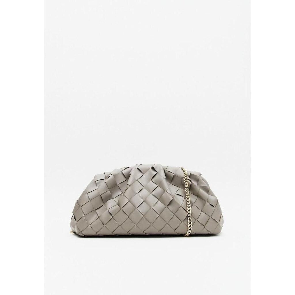 Bolsa Clutch Com Enfeite E Pingente