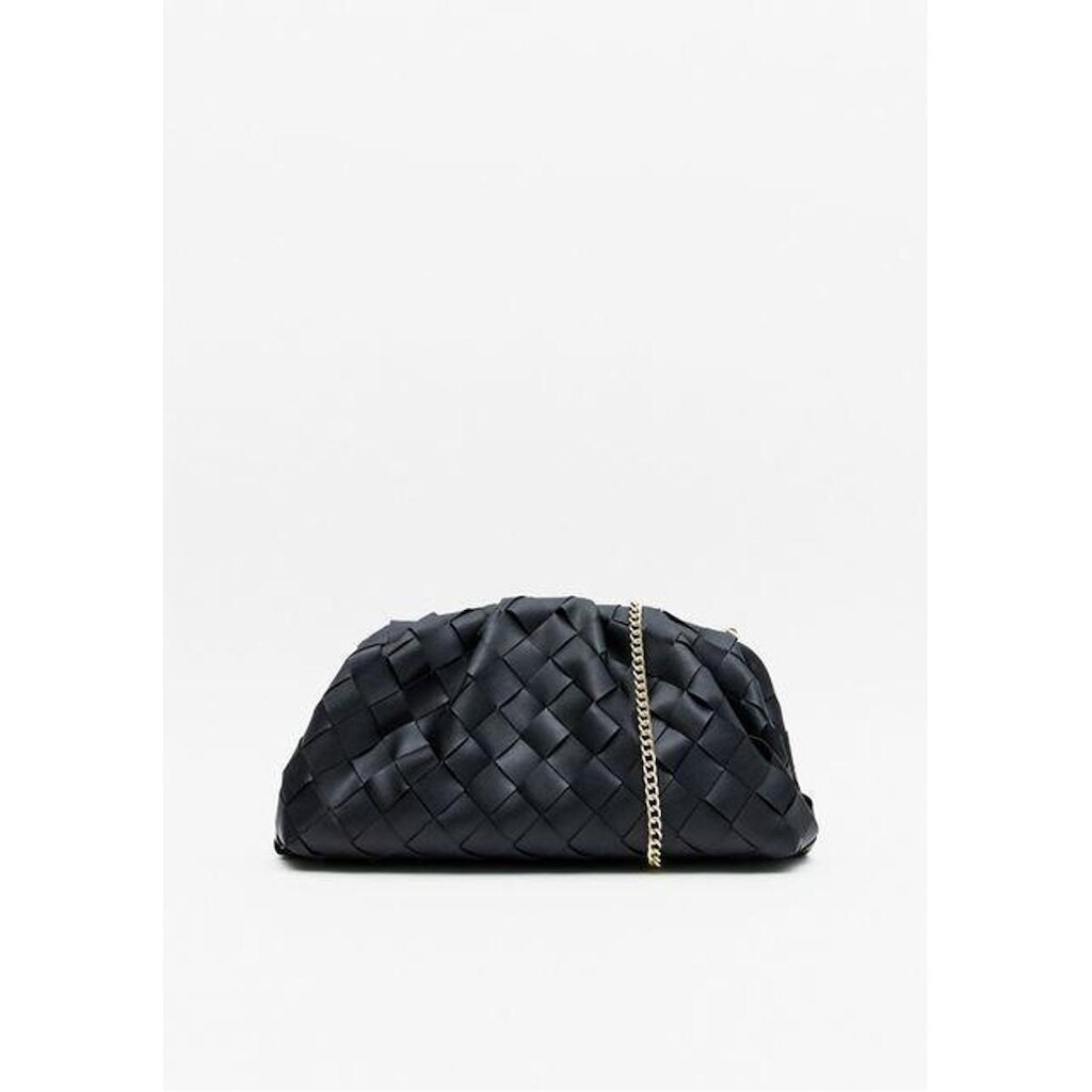 Bolsa Clutch Com Enfeite E Pingente