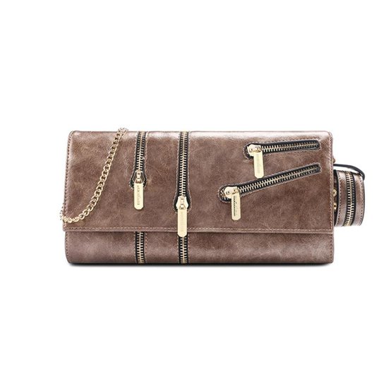Bolsa Clutch Macadâmia Feminina - Marrom