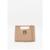 Bolsa Clutch Matelassê Com Logo - Bege