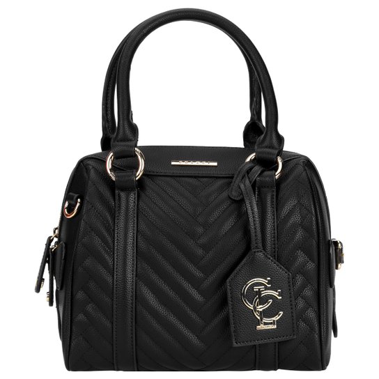 Bolsa Colcci Alça Dupla Chaveiro - Preto
