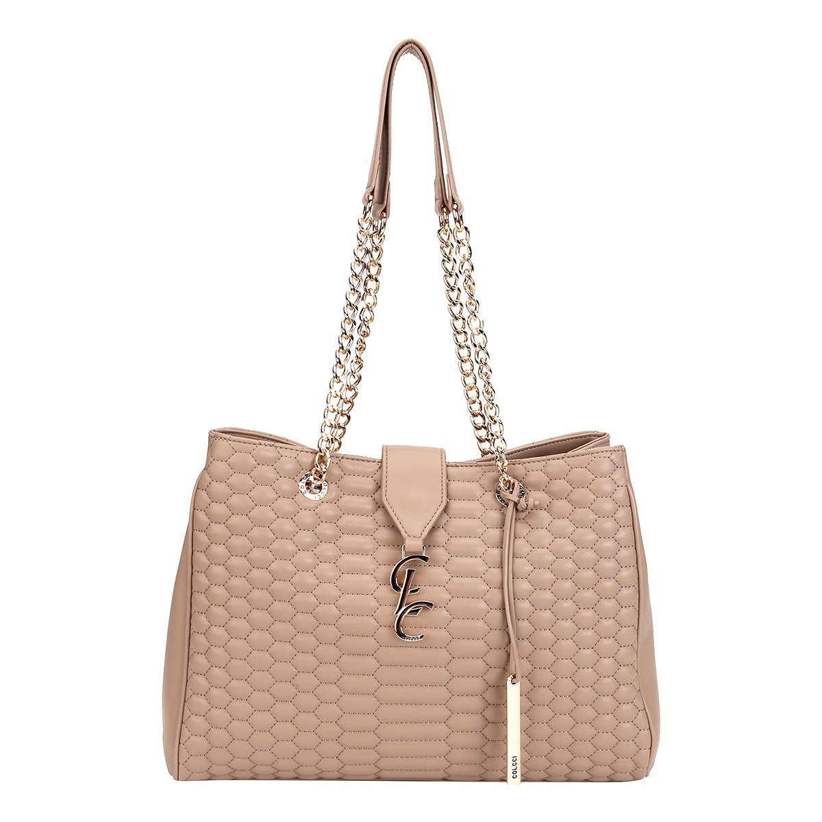 Bolsa Colcci Matelassê Corrente - Nude | Zattini