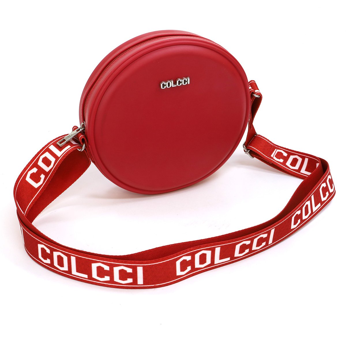Bolsa Colcci Mini Bag Redonda Feminina - Vermelho+Branco Menor preço em Bolsa Colcci Mini Bag Redonda Feminina - Vermelho+Branco