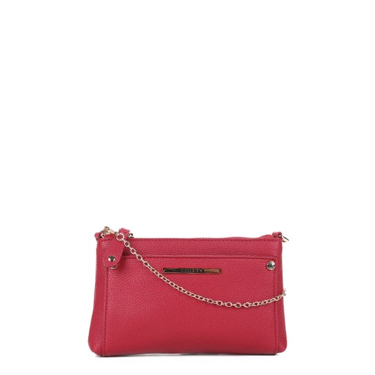 Bolsa Colcci Mini Bag Tiracolo Alça Corrente Feminina - Vermelho