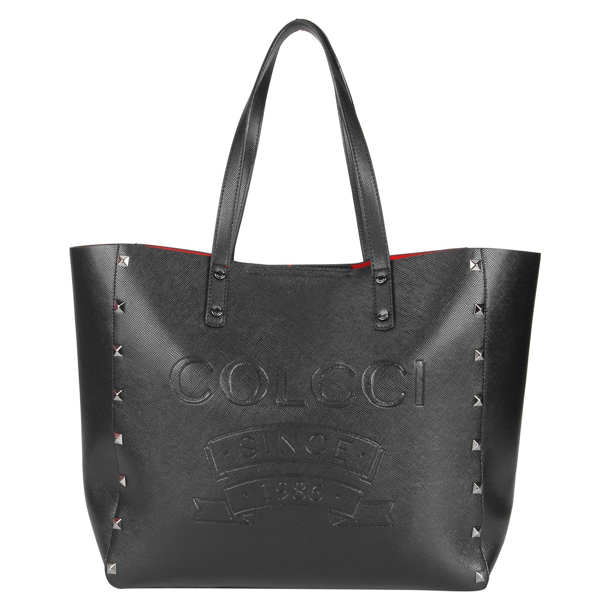 Bolsa Colcci Shopper Tachas Laterais - Preto | Zattini