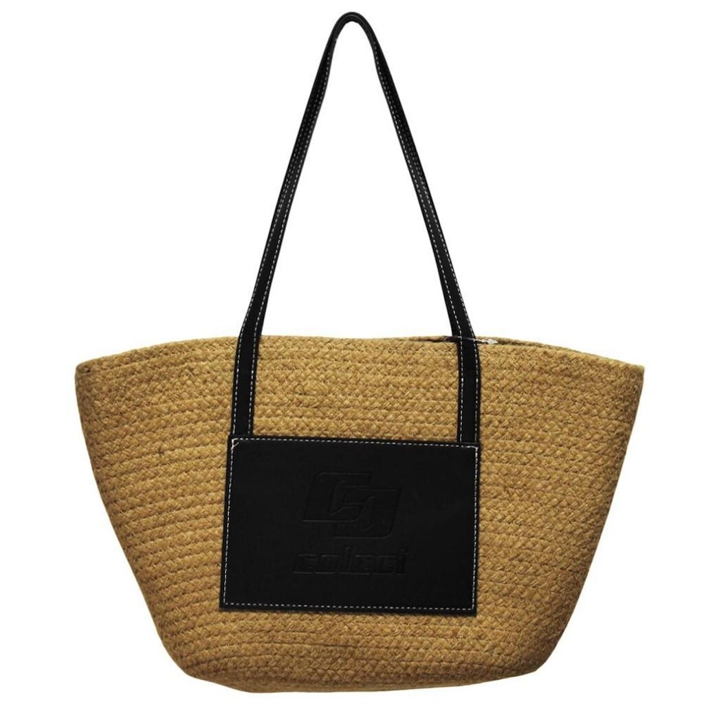 Bolsa Colcci Shoulder Bag Palha Preta Feminina