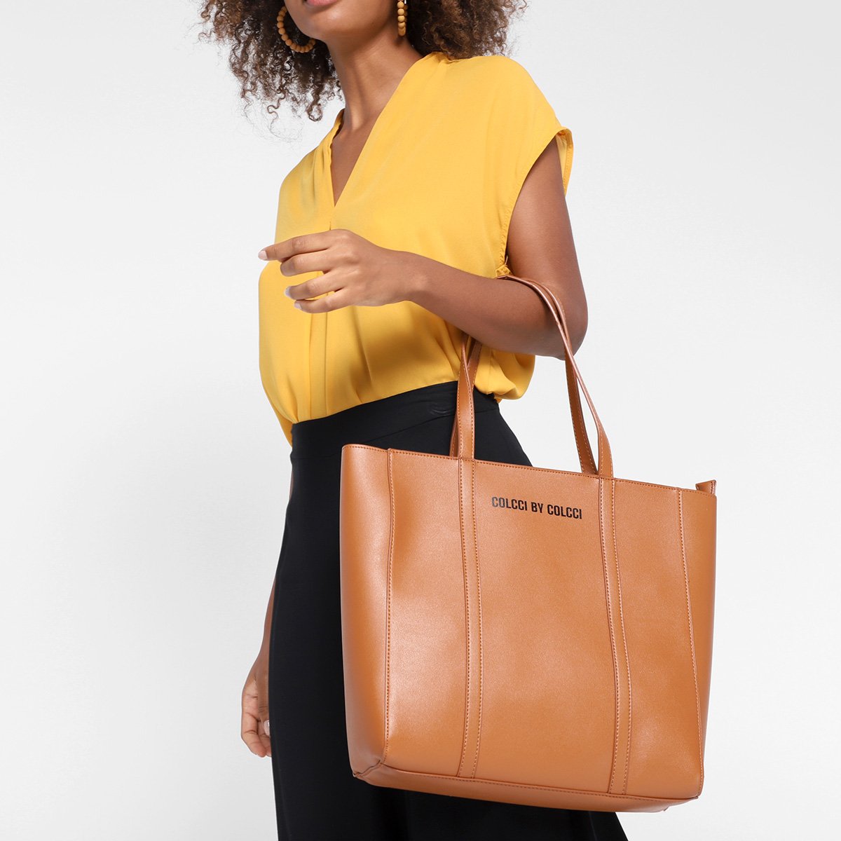 caramel tote bolsa