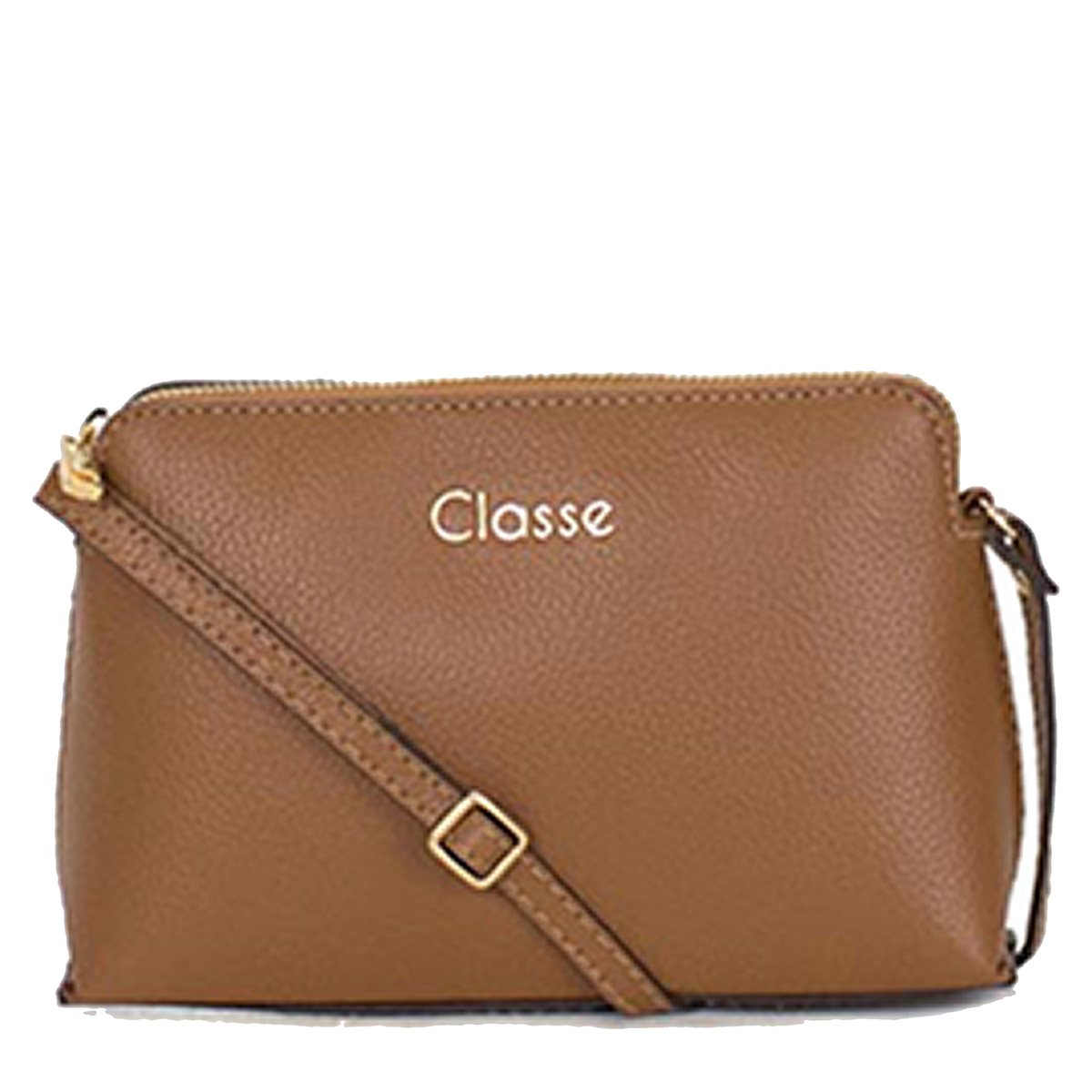 Bolsa Couro Classe Couro Transversal Feminina - Caramelo Menor preço em Bolsa Couro Classe Couro Transversal Feminina - Caramelo
