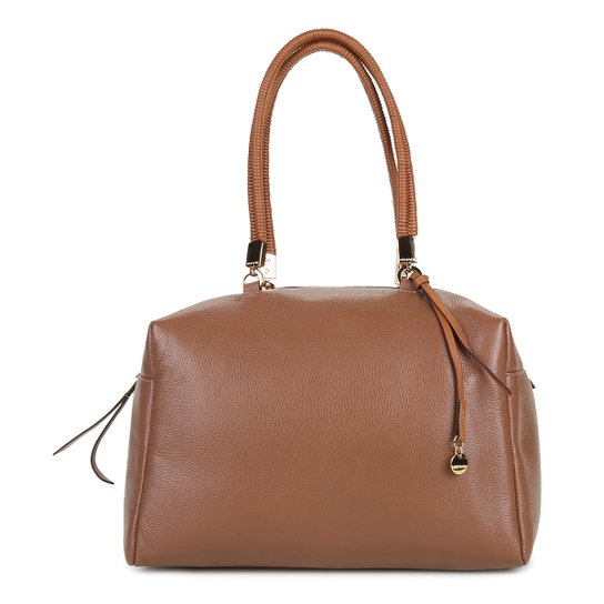 Bolsa Couro Luz da Lua Feminina - Marrom