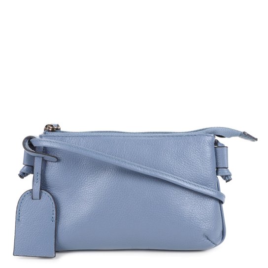 Bolsa Couro Shoestock Crossbody Travel Feminina - Azul