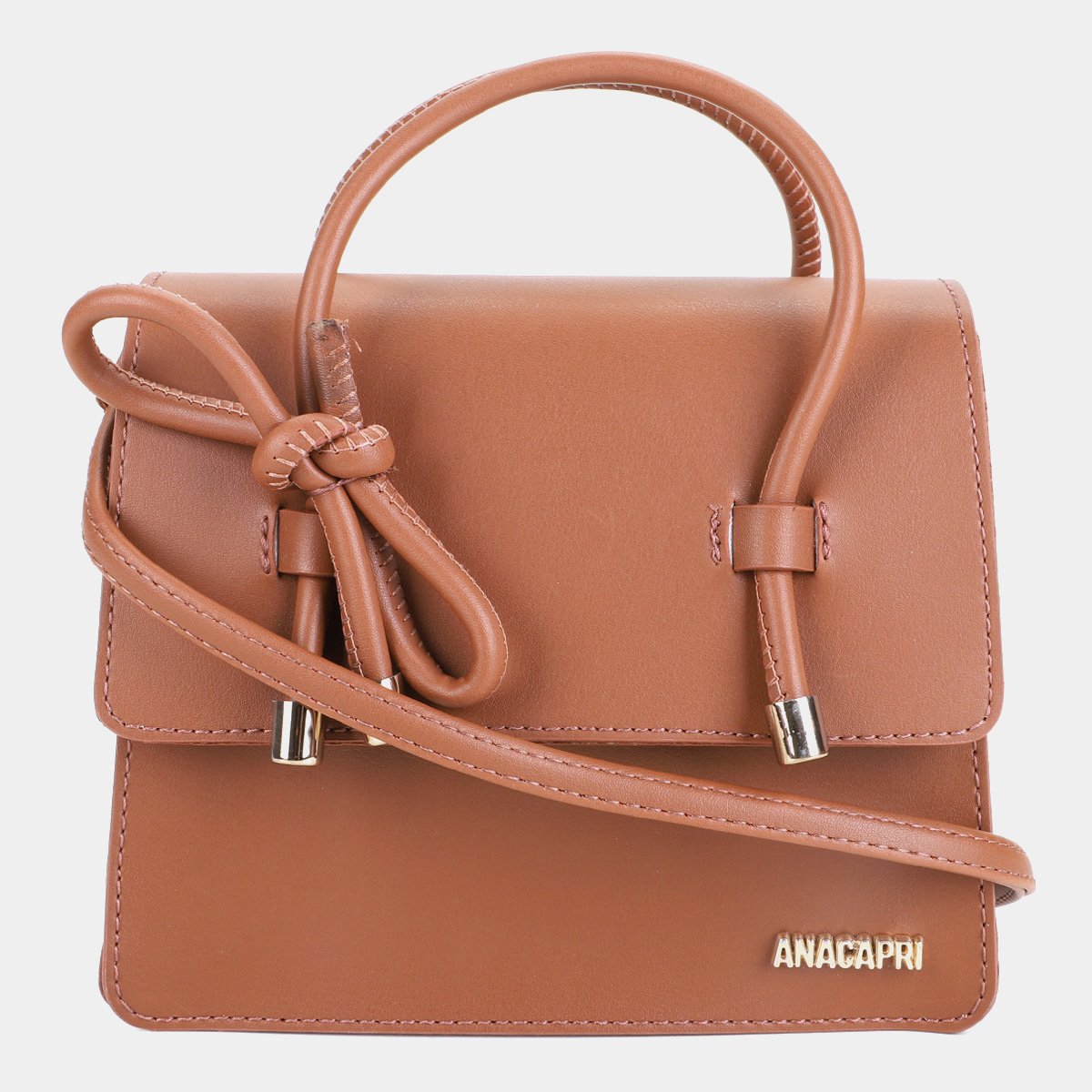 Menor preço em Bolsa Crossbody Anacapri Adele Pequena Feminina - Caramelo
