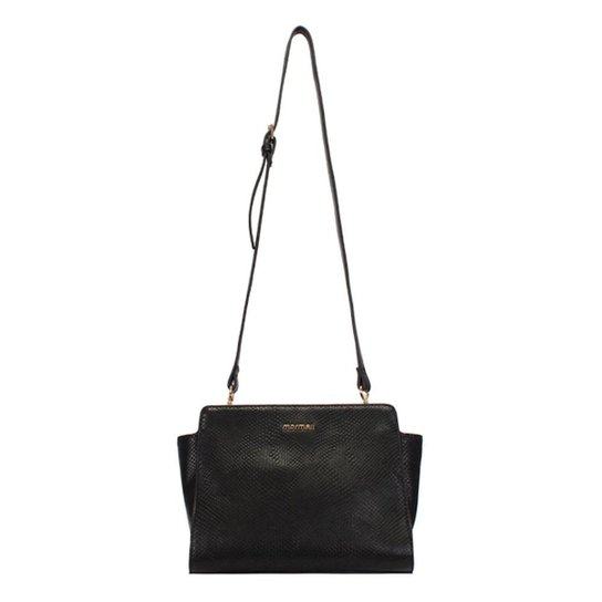 Bolsa crossbody cobra Mormaii - Preto