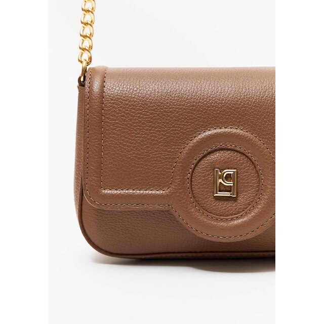 Bolsa Crossbody Com Enfeite Lp Couro