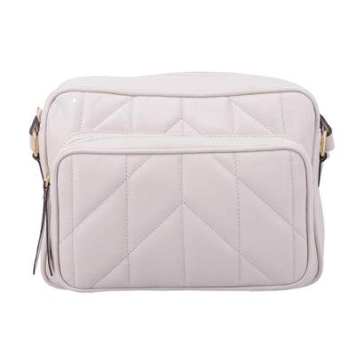 black structured crossbody bolsa