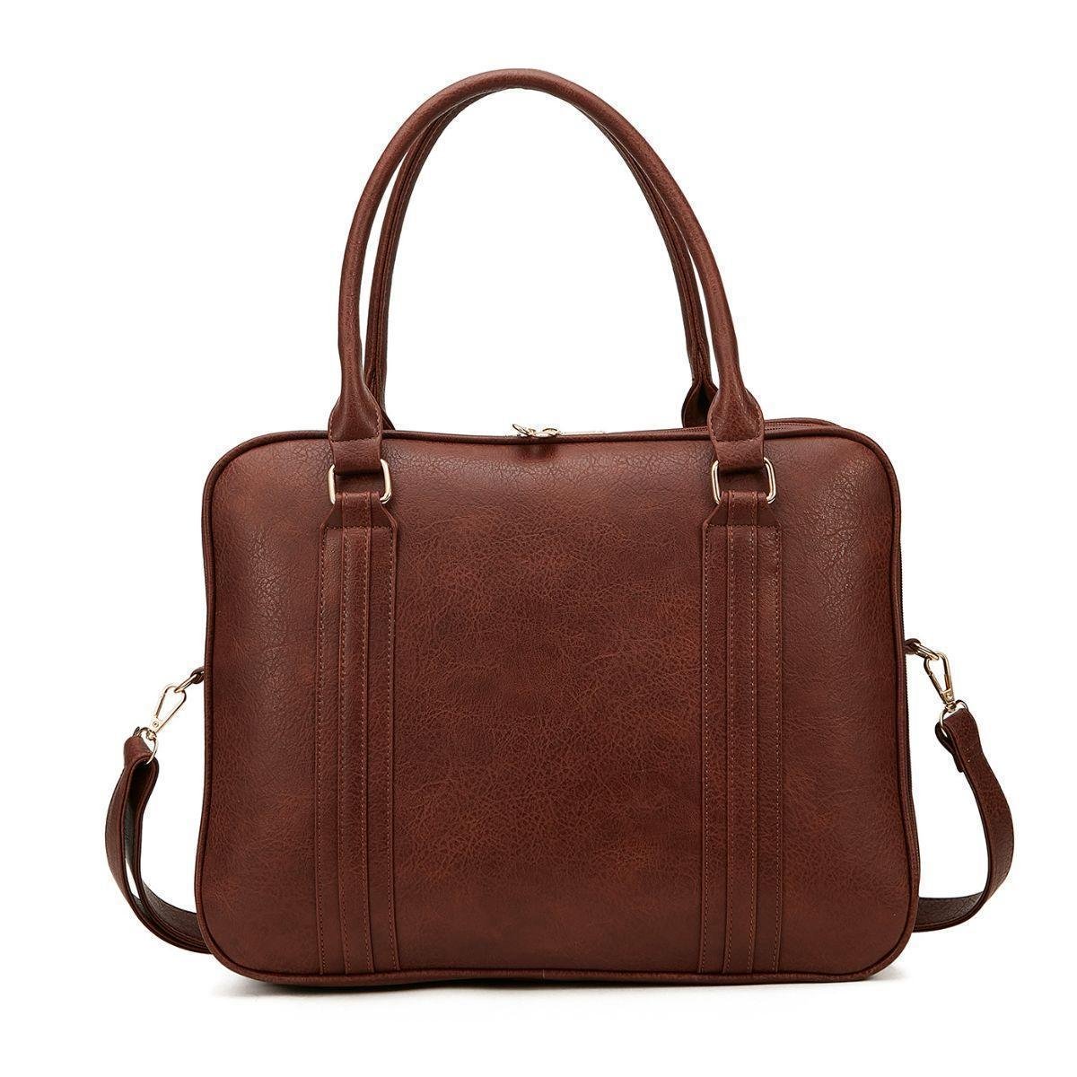 Bolsa De Notebook Grande Pasta Executiva Maleta Case - Marrom Menor preço em Bolsa De Notebook Grande Pasta Executiva Maleta Case - Marrom